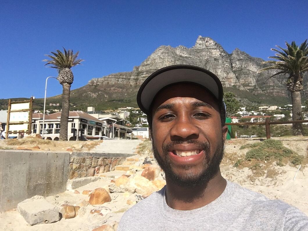 Floyd Nichols in Study Abroad program in Cape Town