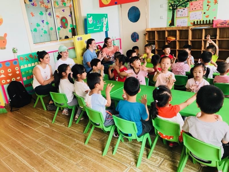 Saint Vincent students with Chinese school students