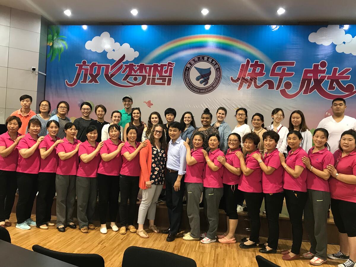 Saint Vincent group with Chinese school staff