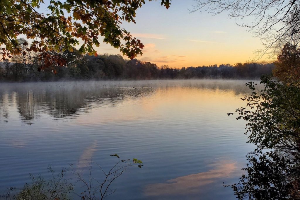 Lake at Saint Vincent College, Latrobe, PA