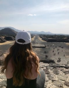 Cristy Marsh on the Pyramids in Mexico