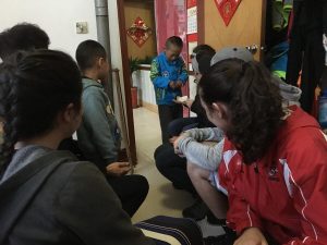 Interacting with Chinese children